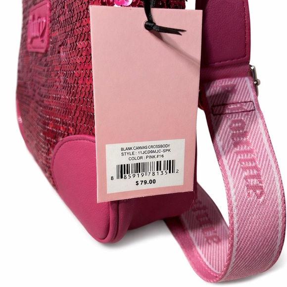 Juicy Couture Pink Sequin Shoulder Bag NWT - Picture 4 of 4